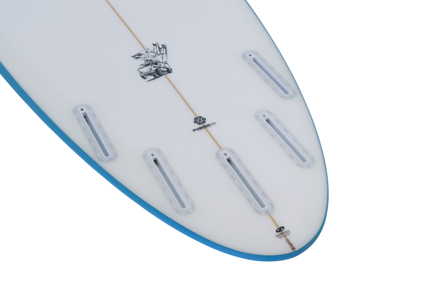Timmy Patterson - Fusion HD - Clear Blue - Futures (5 fin setup)