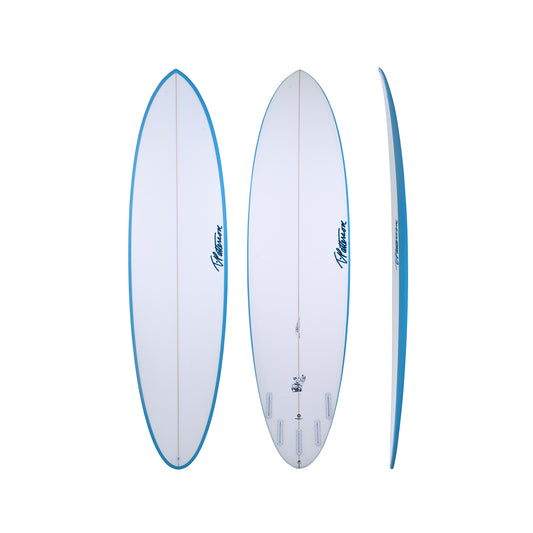 Timmy Patterson - Fusion HD - Clear Blue - Futures (5 fin setup)