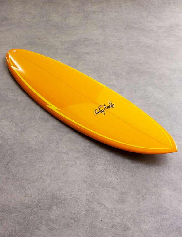 6’0” Gerry Lopez - Squirty - Trueride Poly (Polyester) - Orange - FCSll (5 fin)