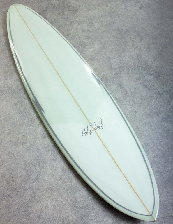 7’6” Gerry Lopez - Midway - Trueride Poly (Polyester) - Light grey - FCSll (2+1 fin set)