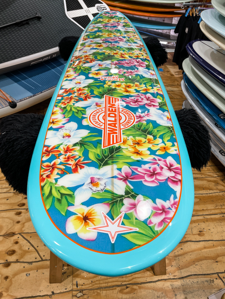 8’6” Walden Magic Wahine - Fusion HD - Flowers/Green - Futures (2+1)