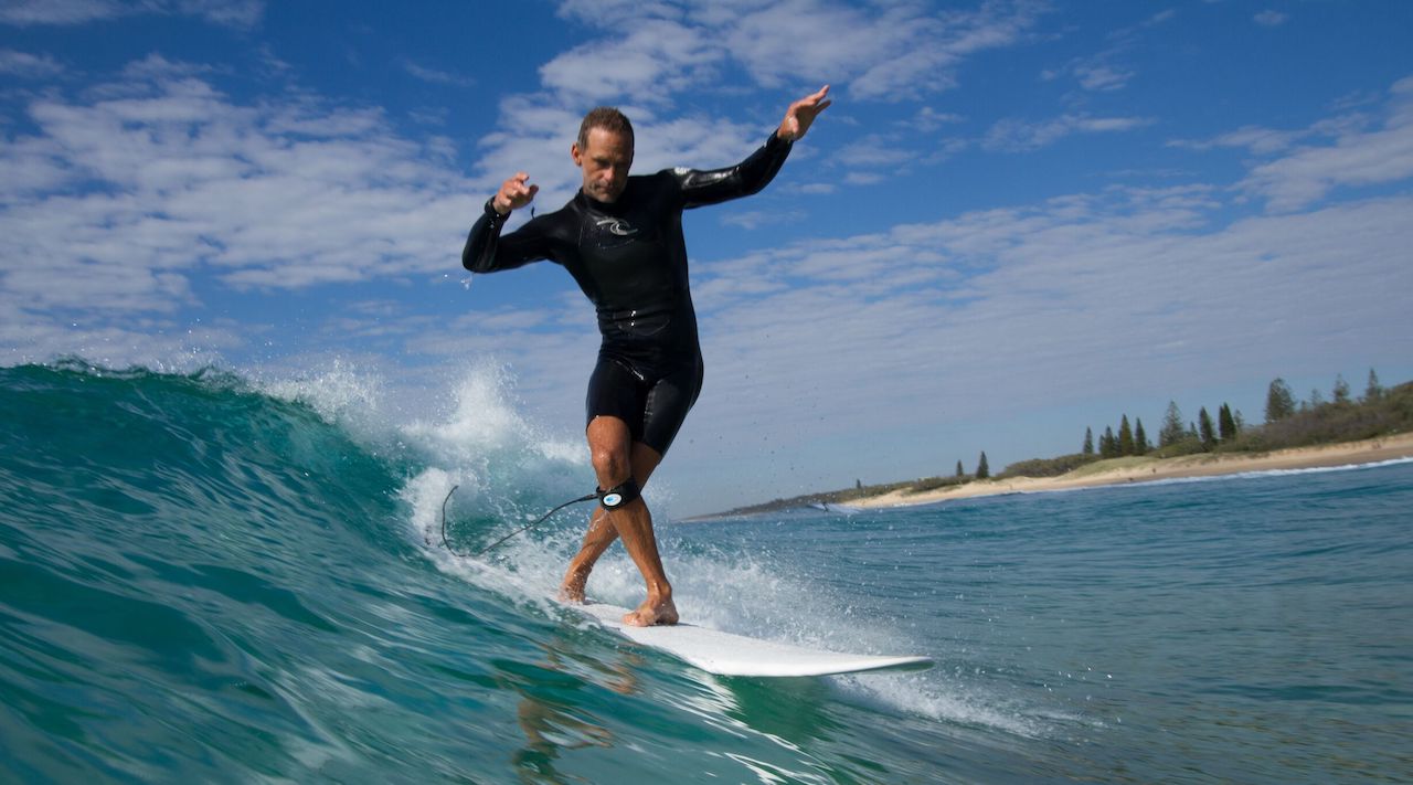 8’6” NSP - Longboard - Protech - White - futures (center fin + 2 sides)