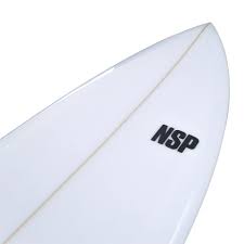 6’2” NSP Atomic Flyer - PU - Clear - Futures (5 fin setup)