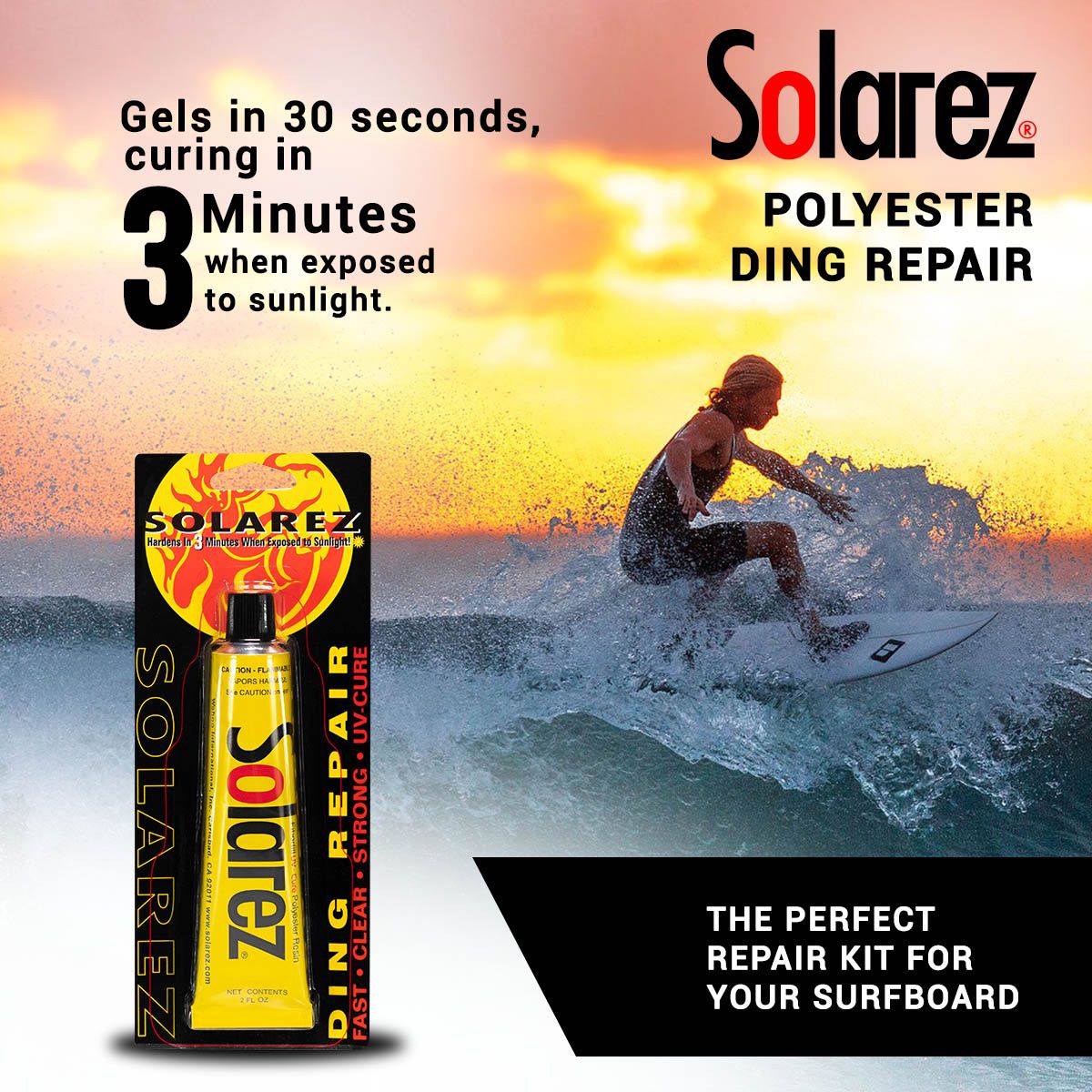 Solarez - Polyester Ding Repair - 0.5 Oz